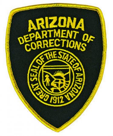 ARIZONA DEPARTMENT OF CORRECTIONS SHOULDER PATCH - WITH VELCRO.